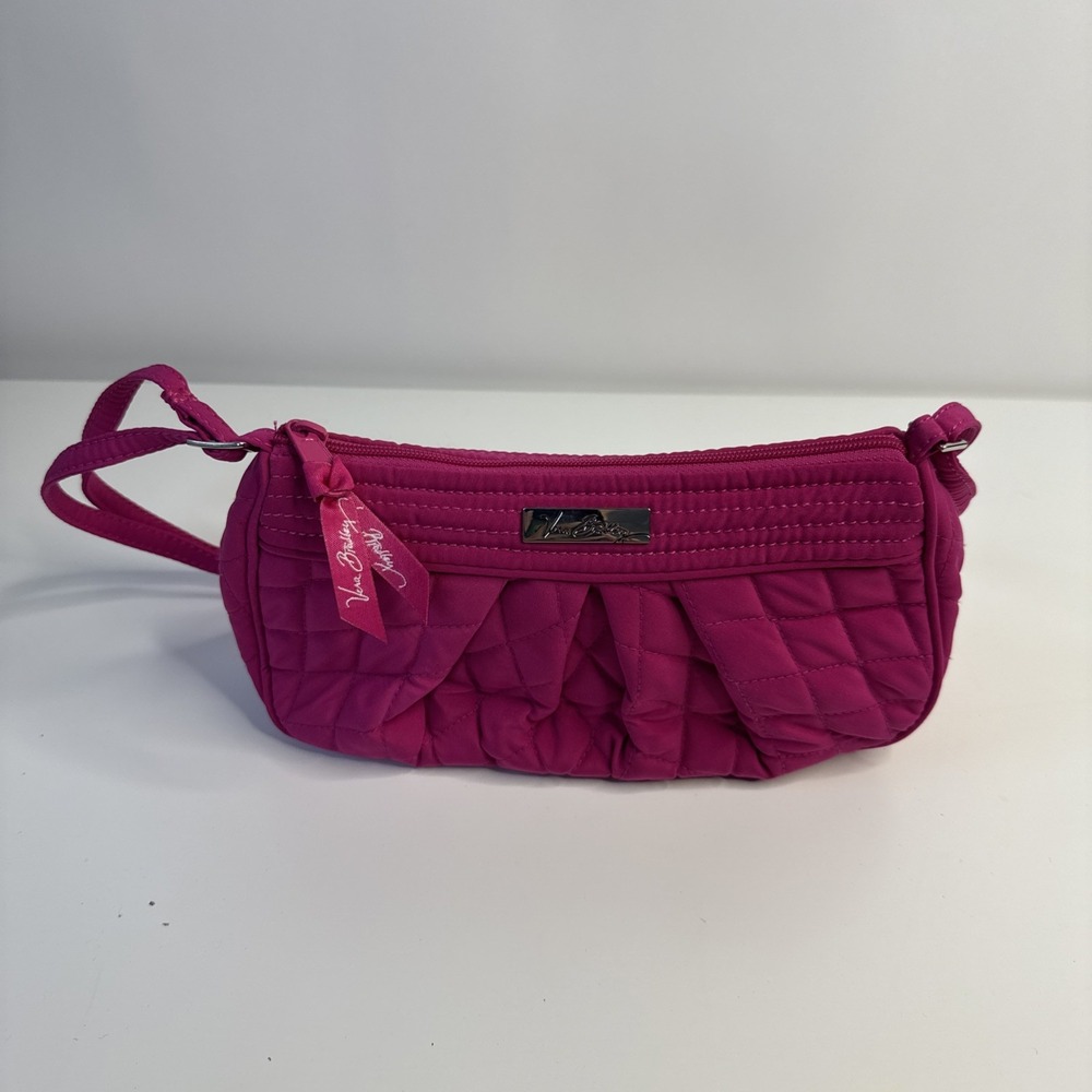 Vera Bradley Frannie Crossbody bag in vibrant fuchsia